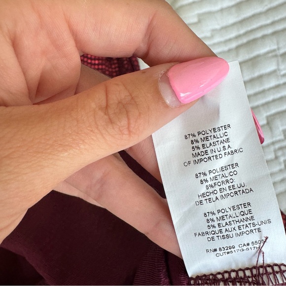 Bebe Red Sequin Disco Dot Maxi Dress - Picture 6 of 12